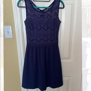 Navy blue align dress